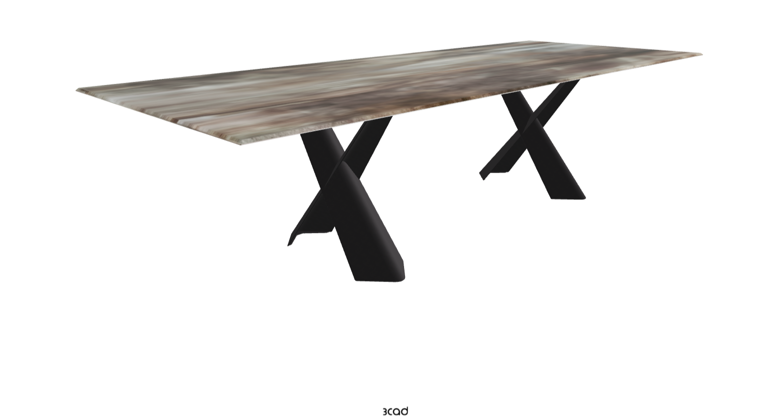 Cattelan Italia Mad Max Crystalart Rectangular & Barrel-Shaped Dining Table