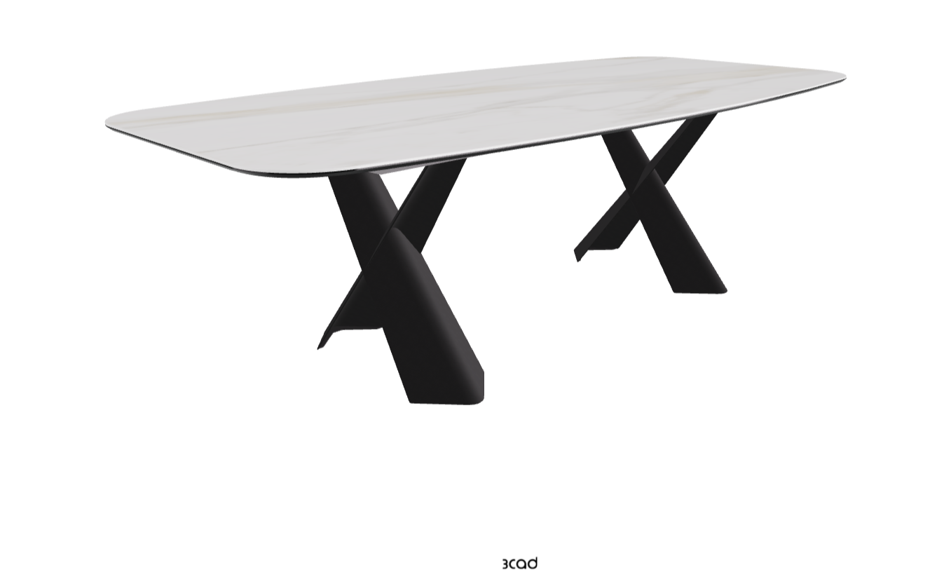 Cattelan Italia Mad Max Keramik Barrel Shaped Dining Table