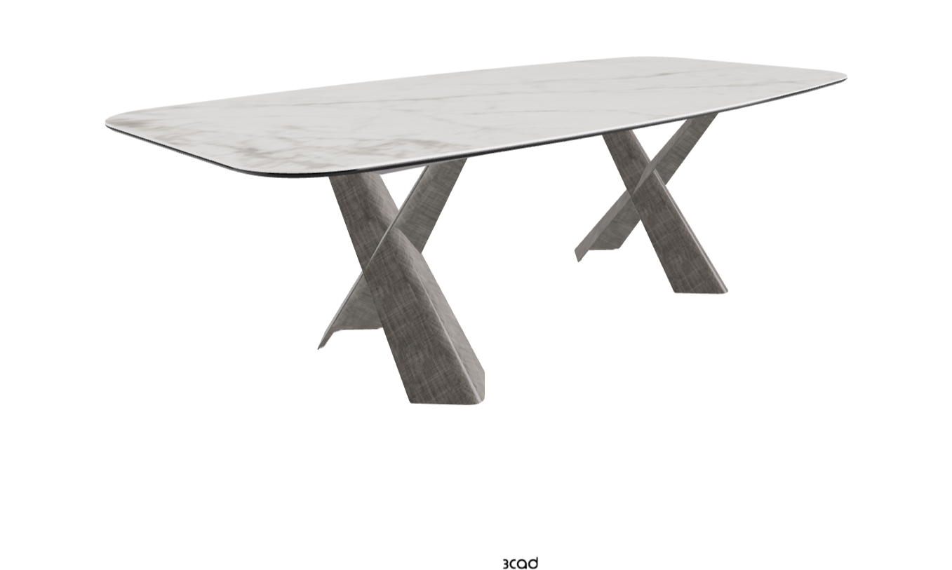 Cattelan Italia Mad Max Keramik Barrel Shaped Dining Table