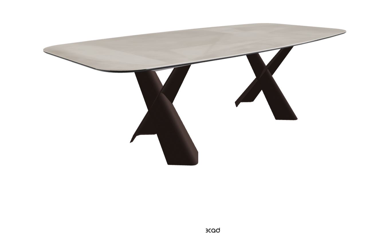 Cattelan Italia Mad Max Keramik Barrel Shaped Dining Table