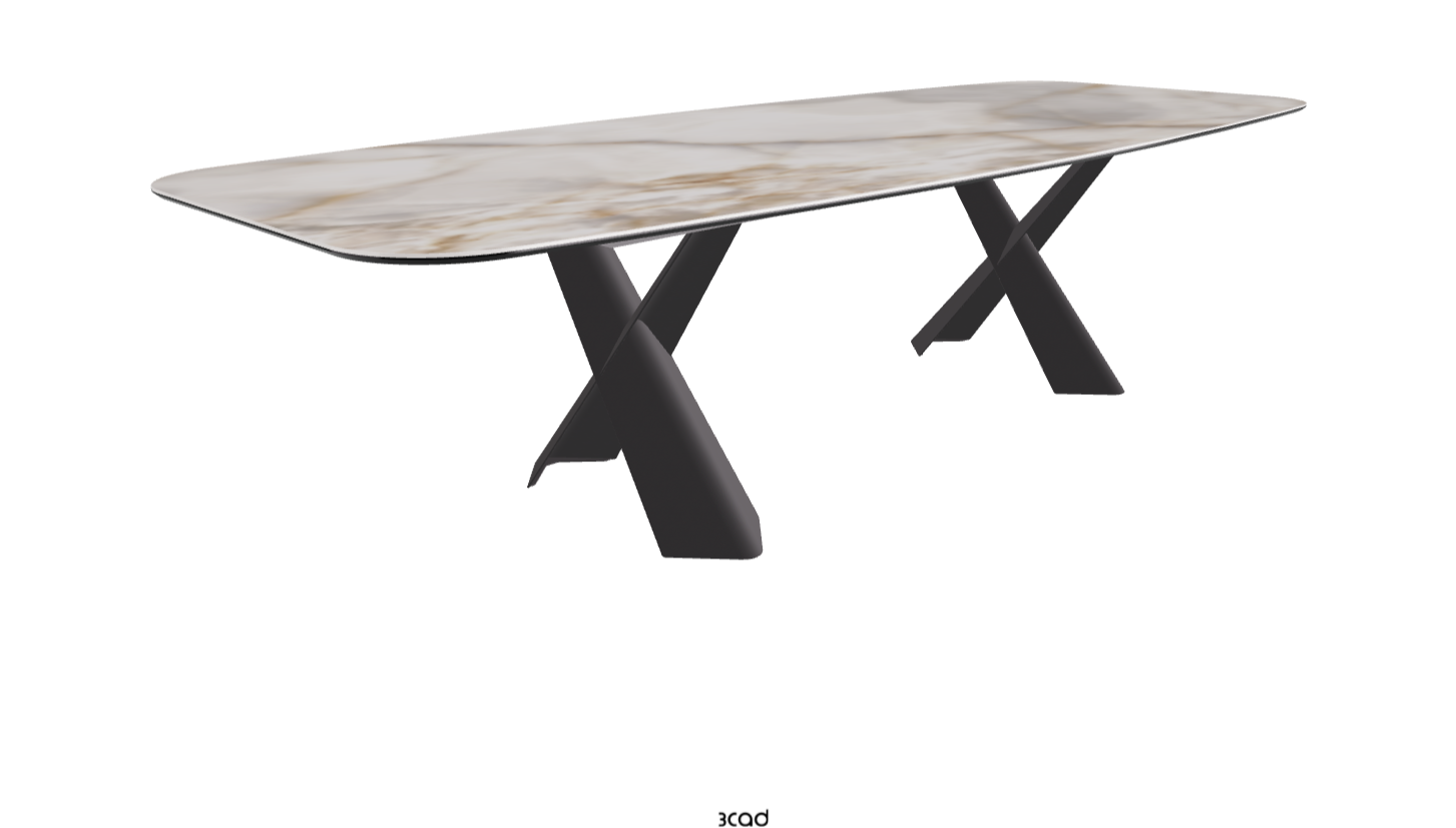 Cattelan Italia Mad Max Keramik Barrel Shaped Dining Table