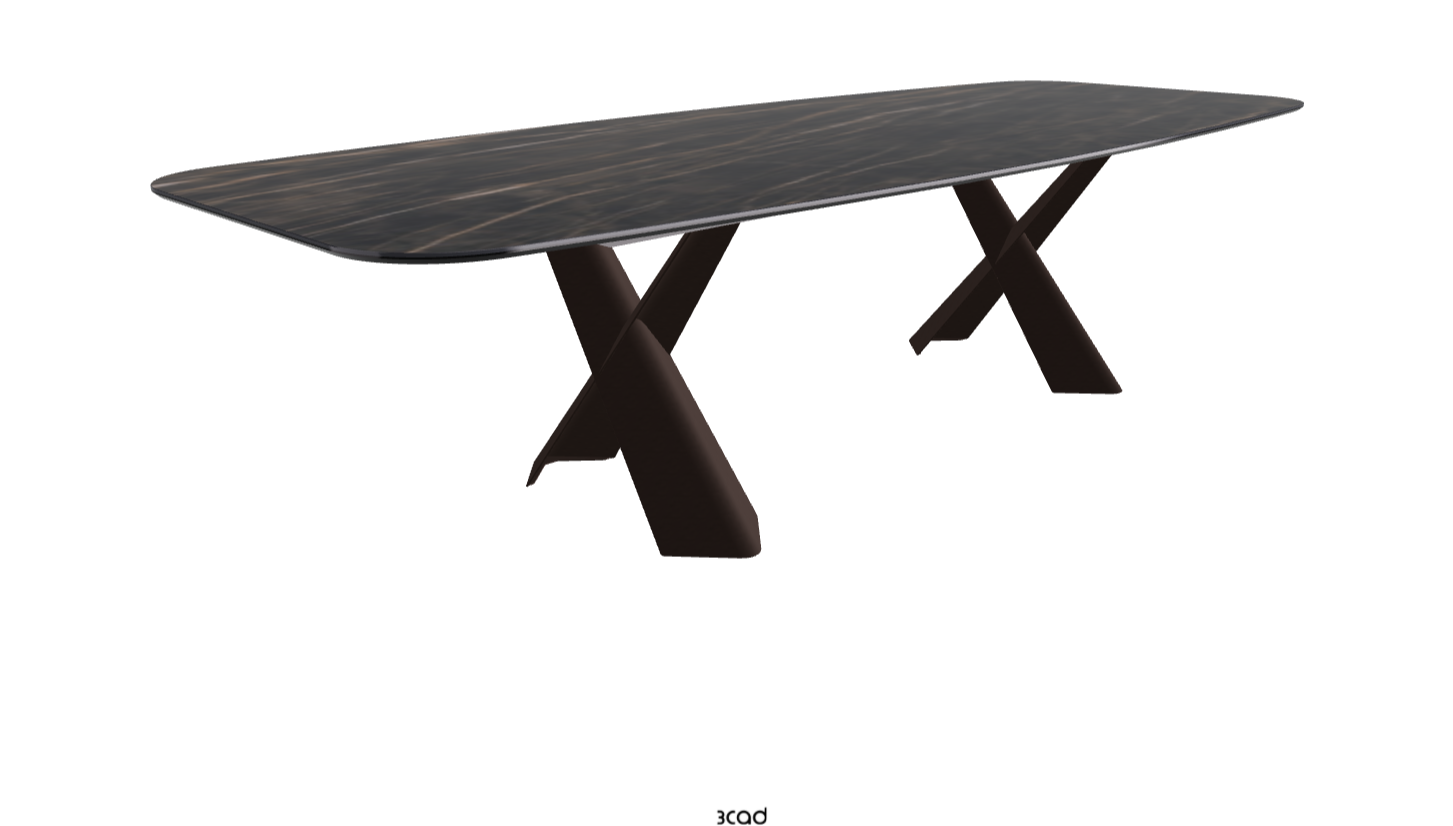 Cattelan Italia Mad Max Keramik Barrel Shaped Dining Table