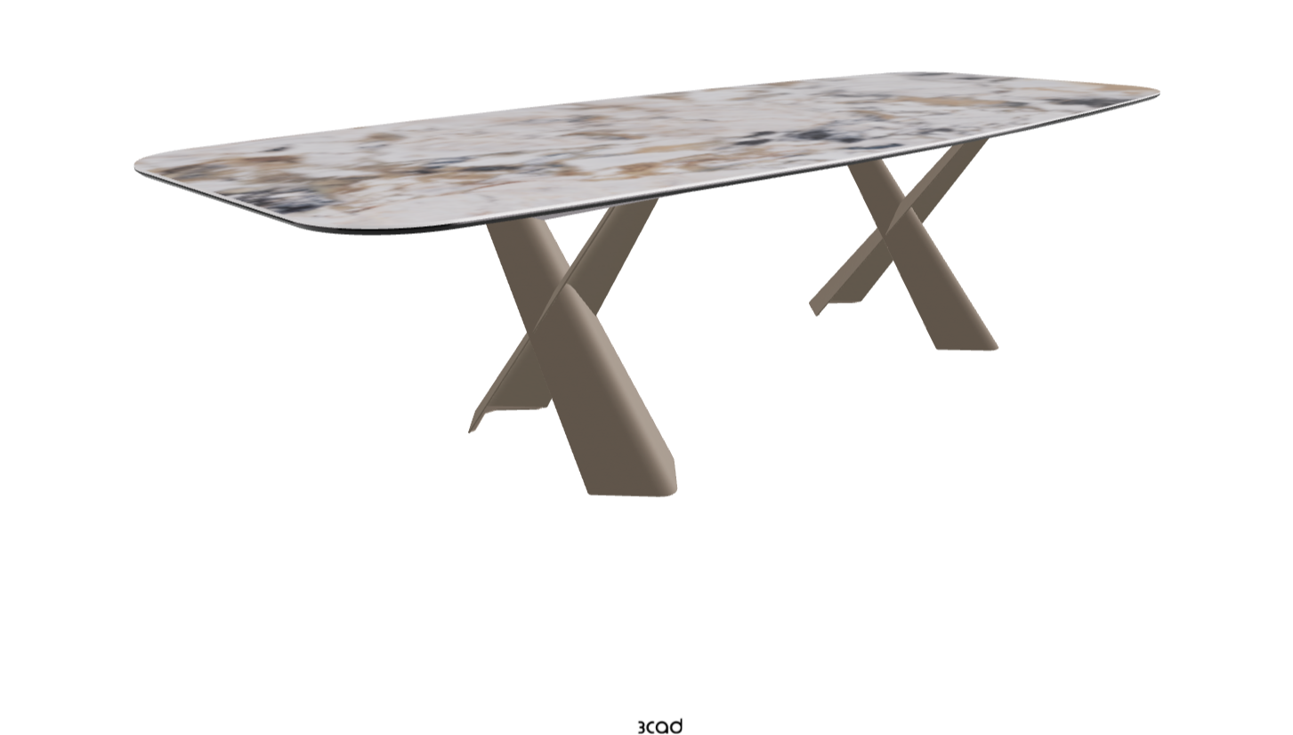 Cattelan Italia Mad Max Keramik Barrel Shaped Dining Table