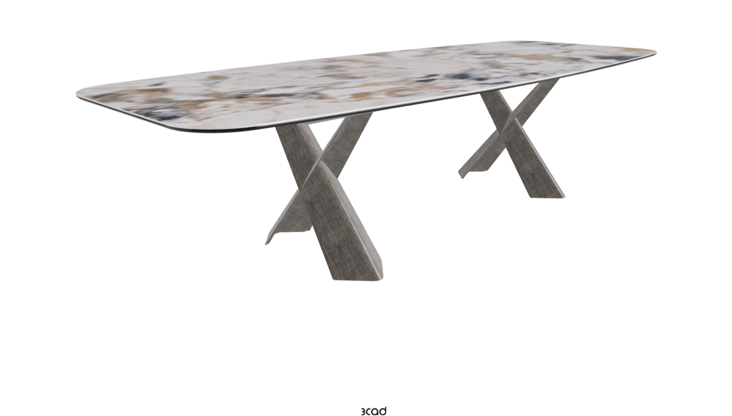 Cattelan Italia Mad Max Keramik Barrel Shaped Dining Table