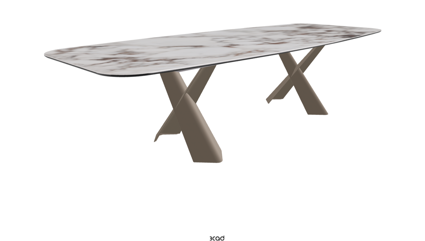 Cattelan Italia Mad Max Keramik Barrel Shaped Dining Table