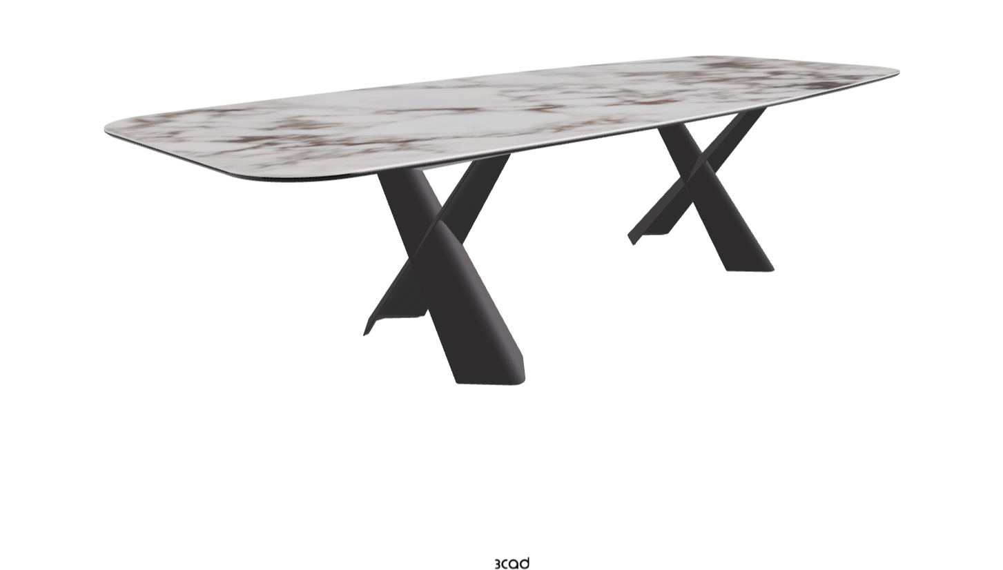 Cattelan Italia Mad Max Keramik Barrel Shaped Dining Table