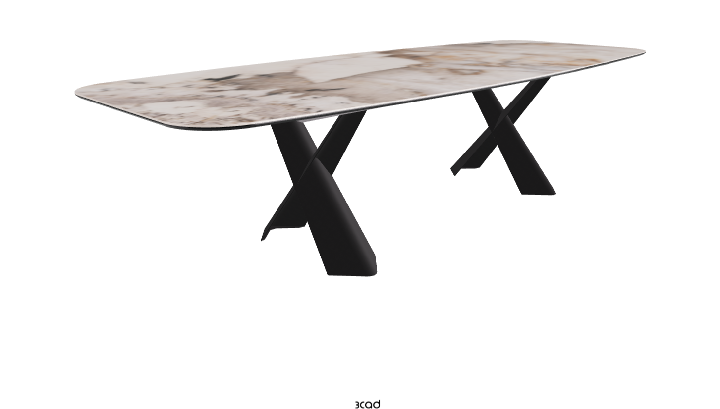 Cattelan Italia Mad Max Keramik Barrel Shaped Dining Table