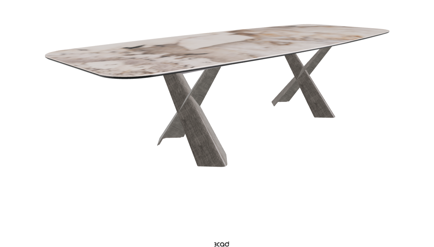 Cattelan Italia Mad Max Keramik Barrel Shaped Dining Table