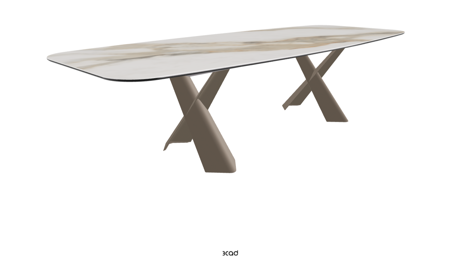 Cattelan Italia Mad Max Keramik Barrel Shaped Dining Table