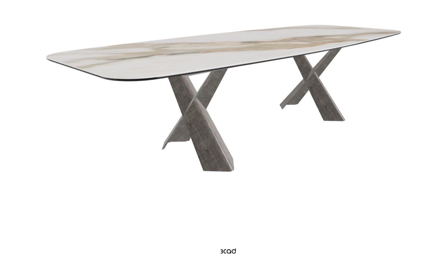 Cattelan Italia Mad Max Keramik Barrel Shaped Dining Table