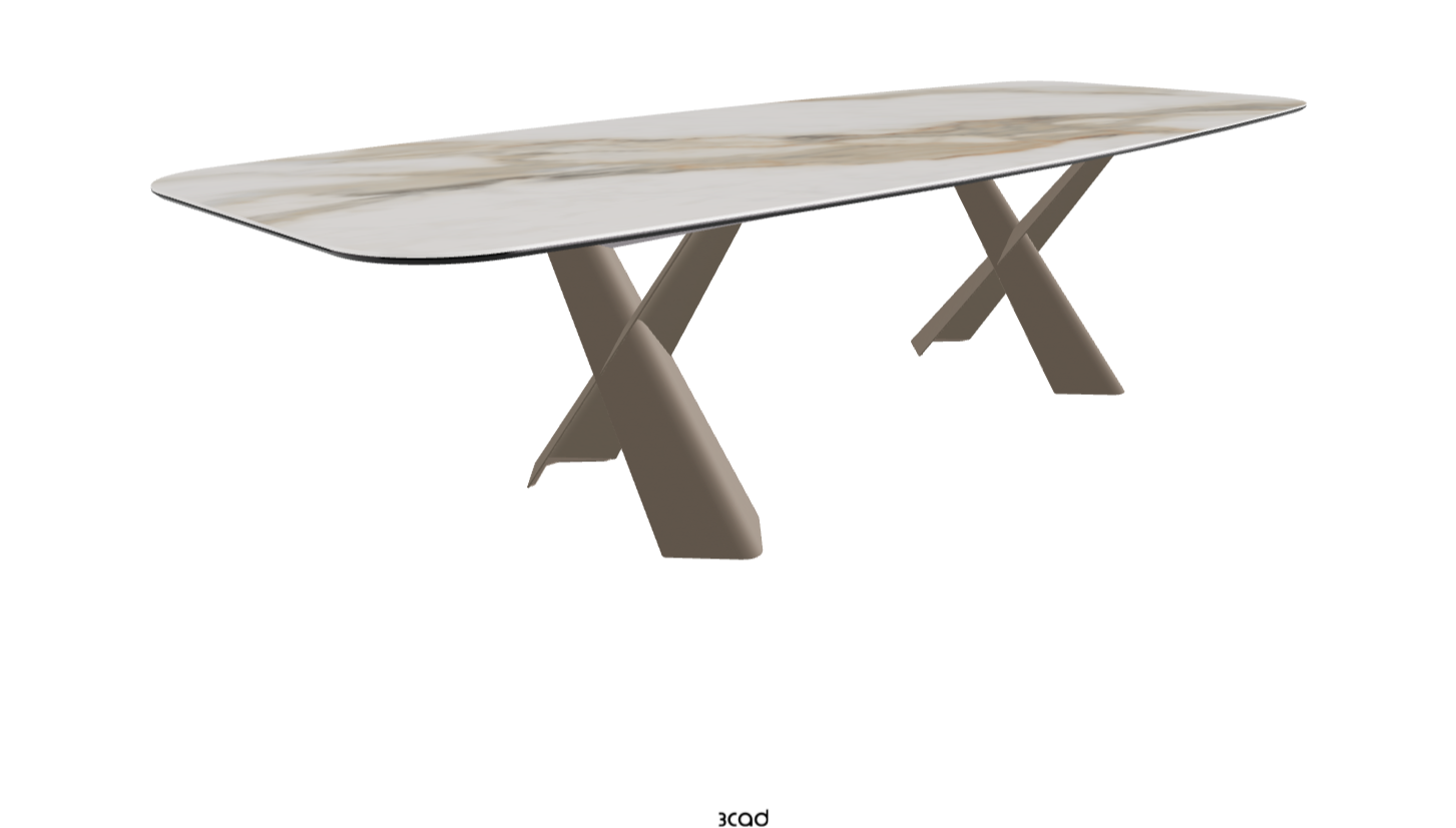 Cattelan Italia Mad Max Keramik Barrel Shaped Dining Table