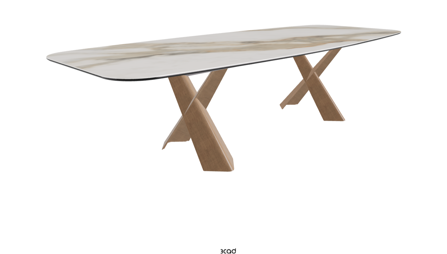 Cattelan Italia Mad Max Keramik Barrel Shaped Dining Table