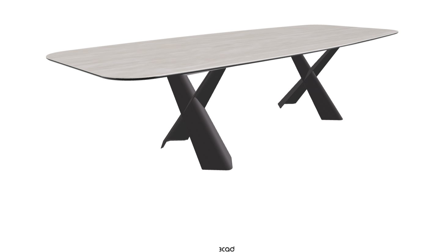 Cattelan Italia Mad Max Keramik Barrel Shaped Dining Table