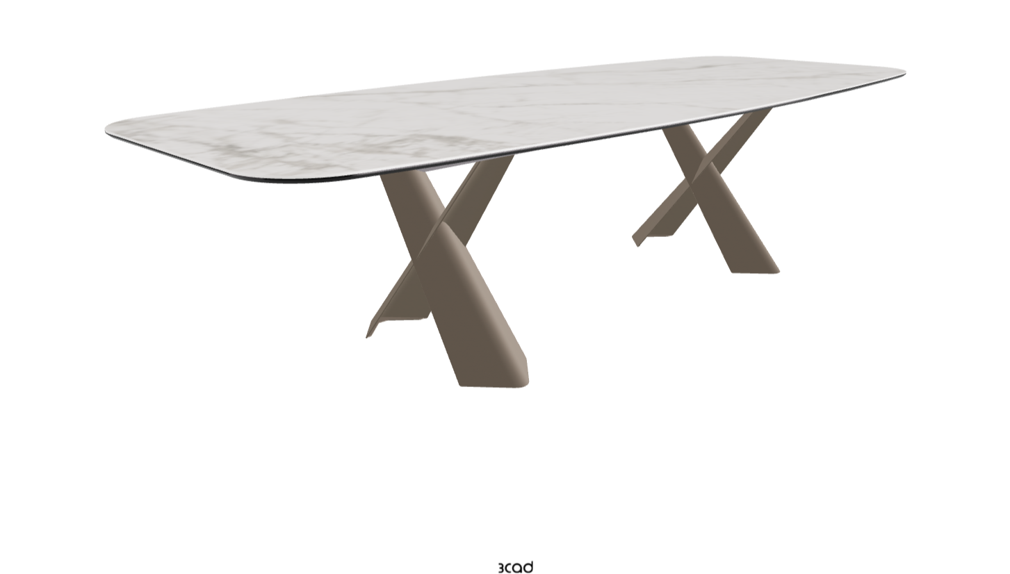 Cattelan Italia Mad Max Keramik Barrel Shaped Dining Table