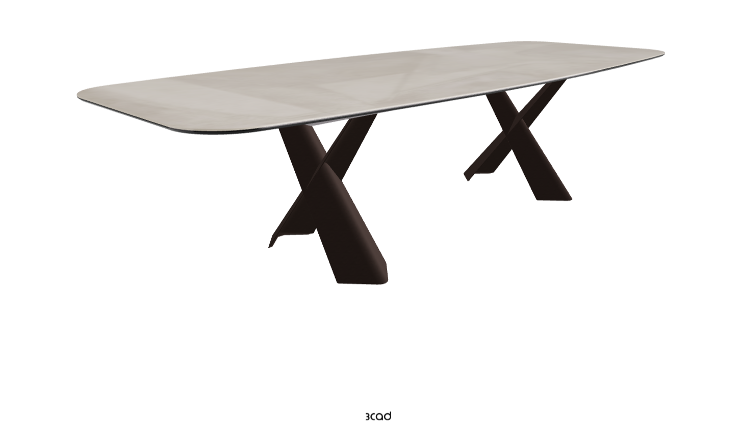 Cattelan Italia Mad Max Keramik Barrel Shaped Dining Table