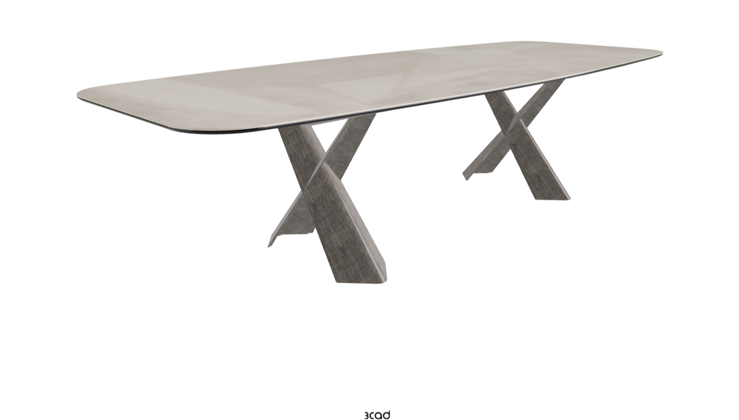 Cattelan Italia Mad Max Keramik Barrel Shaped Dining Table