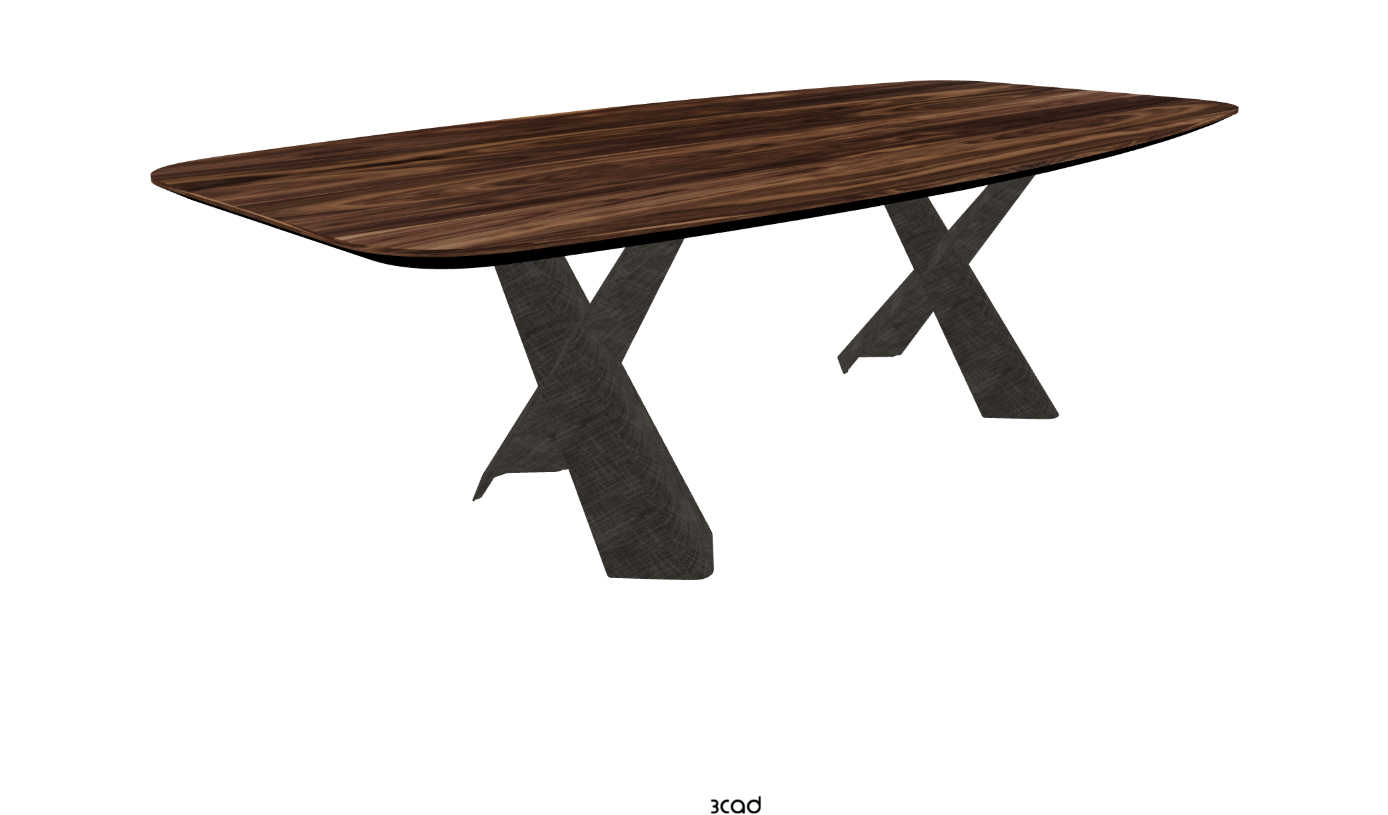 Cattelan Italia Mad Max Wood Barrel-Shaped Dining Table