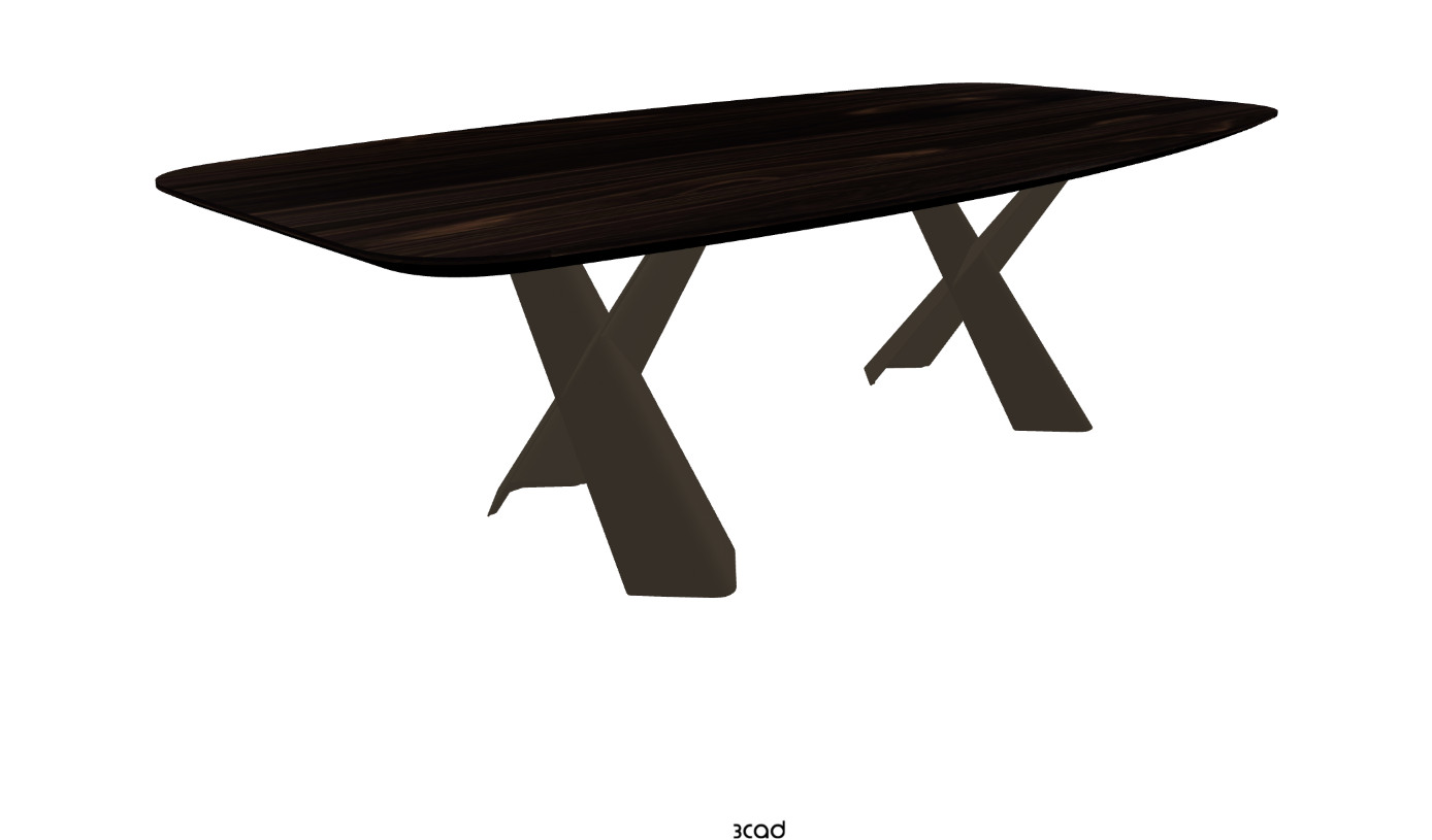 Cattelan Italia Mad Max Wood Barrel-Shaped Dining Table