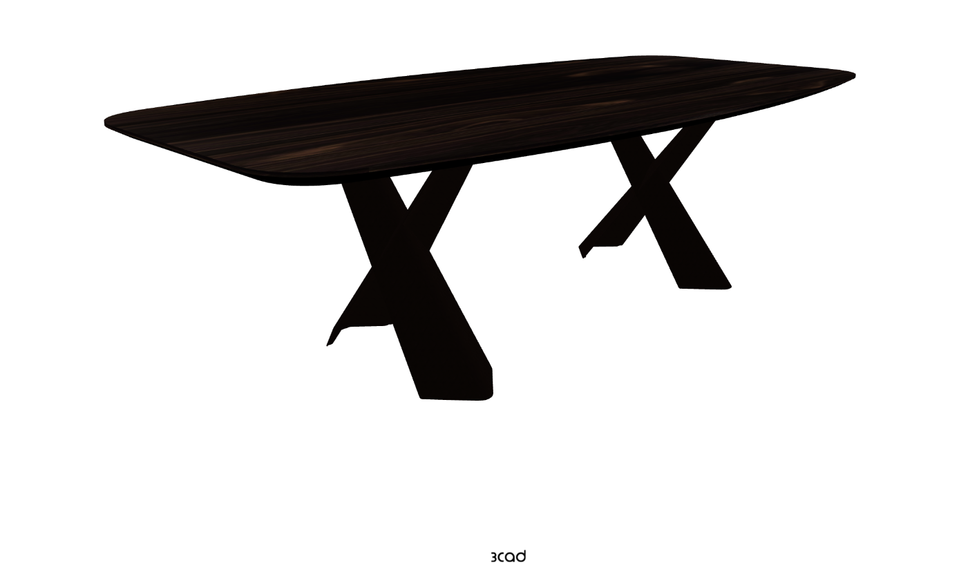 Cattelan Italia Mad Max Wood Barrel-Shaped Dining Table