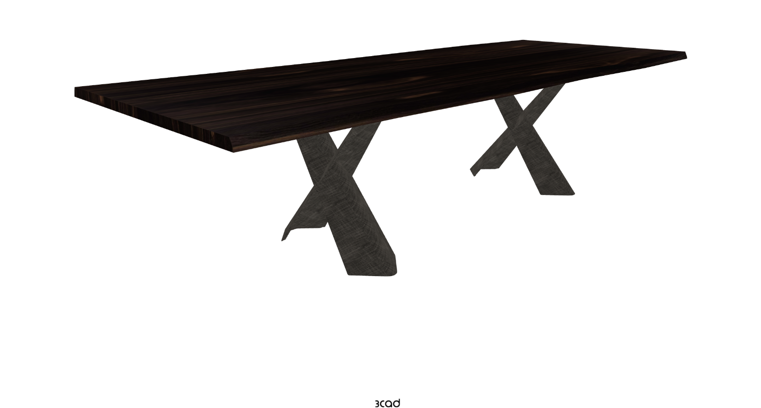 Cattelan Italia Mad Max Wood Live Edged Dining Table