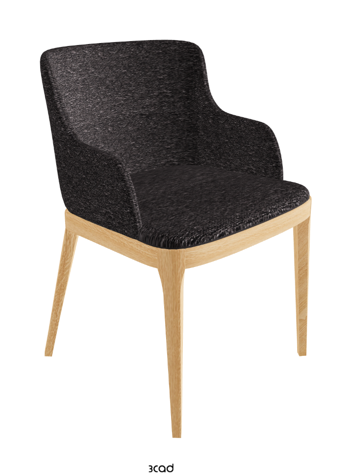 Magda Dining Armchair_Natural Ashwood_Fabric_B246