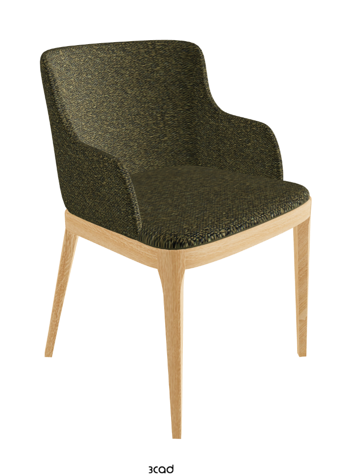 Magda Dining Armchair_Natural Ashwood_Fabric_B249