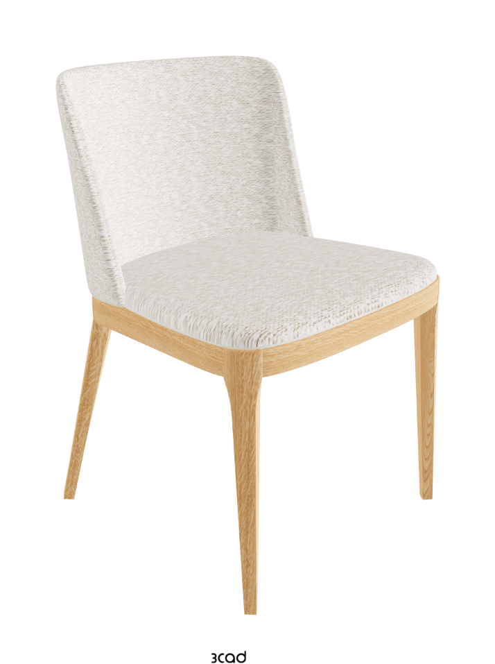 Magda Dining Chair_Natural Ashwood_Fabric_B241