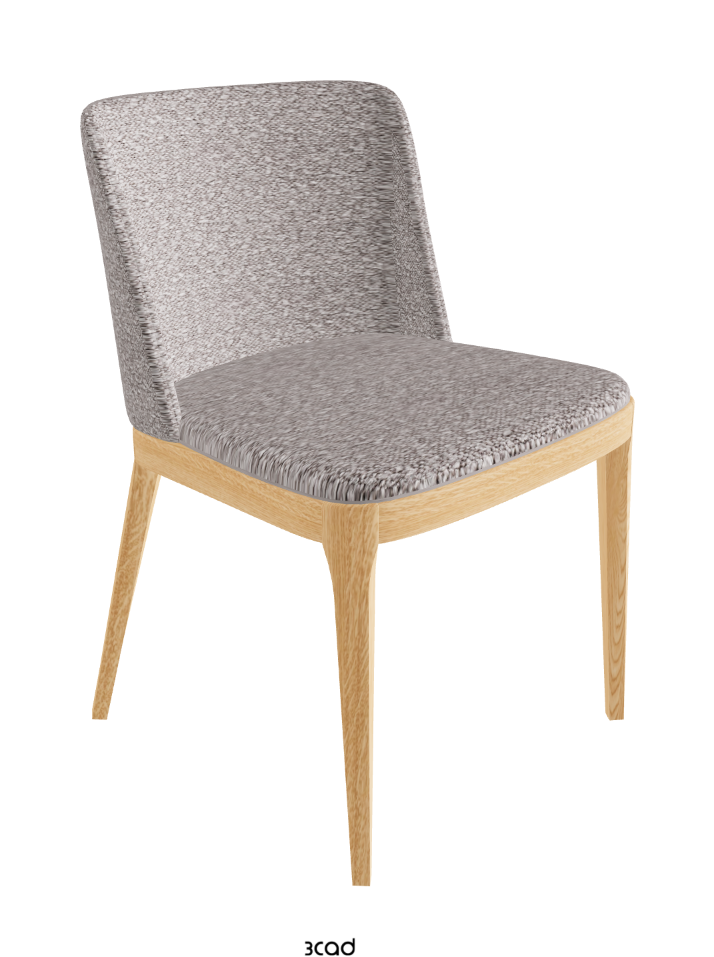 Magda Dining Chair_Natural Ashwood_Fabric_B243