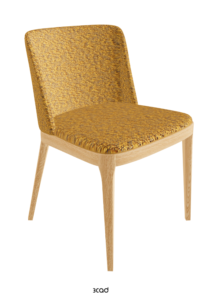 Magda Dining Chair_Natural Ashwood_Fabric_B247