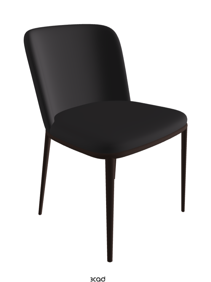 Magda ML Dining Chair_Bronze Embossed_Glove Soft Leather_Hornet