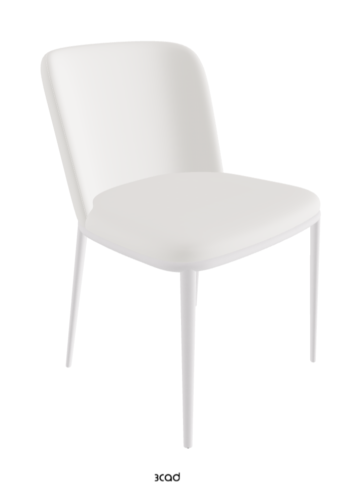 Magda ML Dining Chair_Pearl Embossed_Soft Leather_Palladio