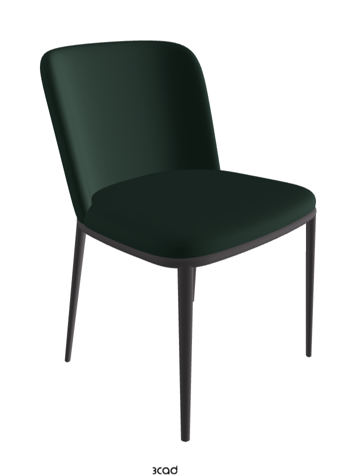 Magda ML Dining Chair_Graphite Embossed_Soft Leather_Sherwood