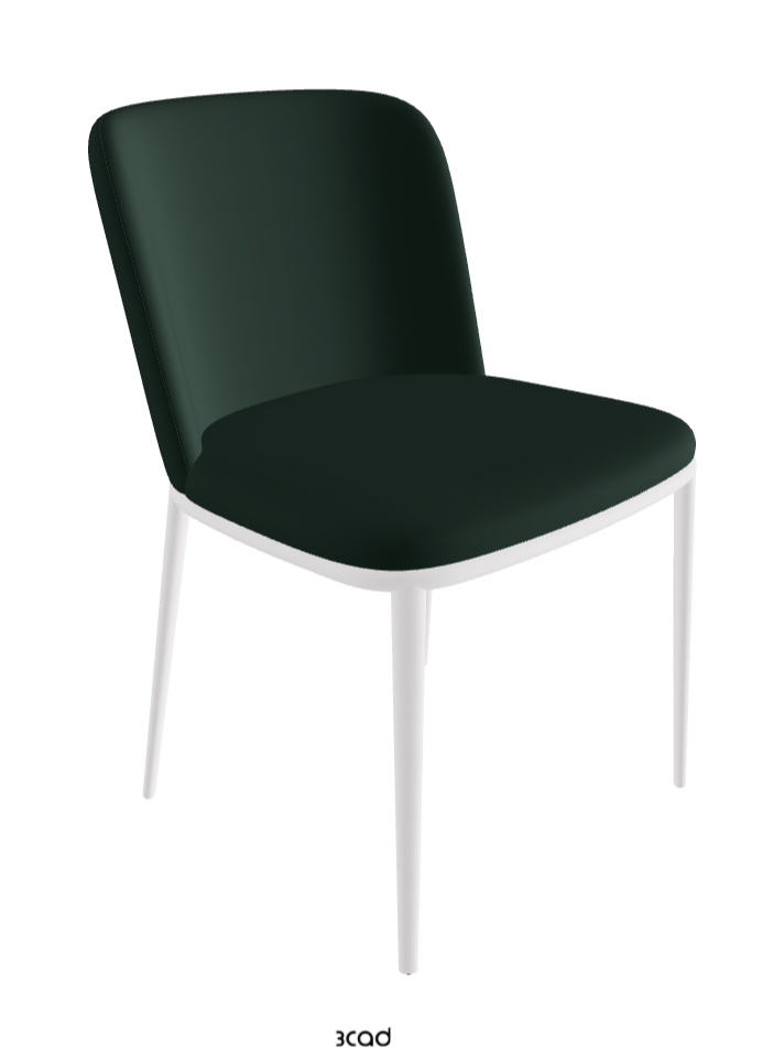 Magda ML Dining Chair_Pearl Embossed_Soft Leather_Sherwood