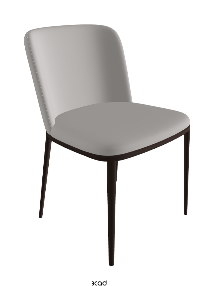 Magda ML Dining Chair_Bronze Embossed_Soft Leather_Nardo