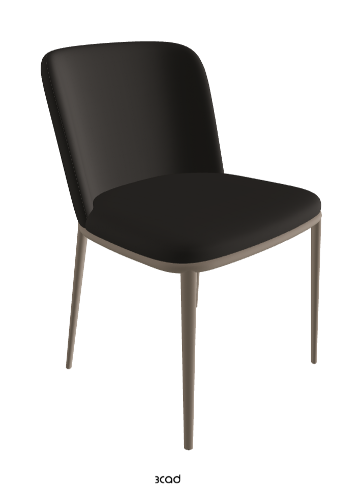 Magda ML Dining Chair_Titanium Embossed_Synthetic Leather_Ardesia