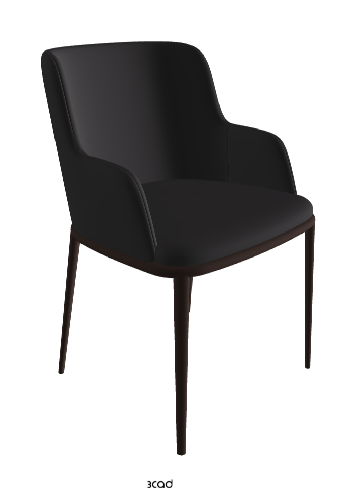 Magda ML Dining Armchair_Bronze Embossed_Glove Soft Leather_Hornet