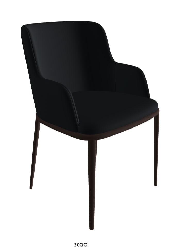 Magda ML Dining Armchair_Bronze Embossed_Soft Leather_Atlantico