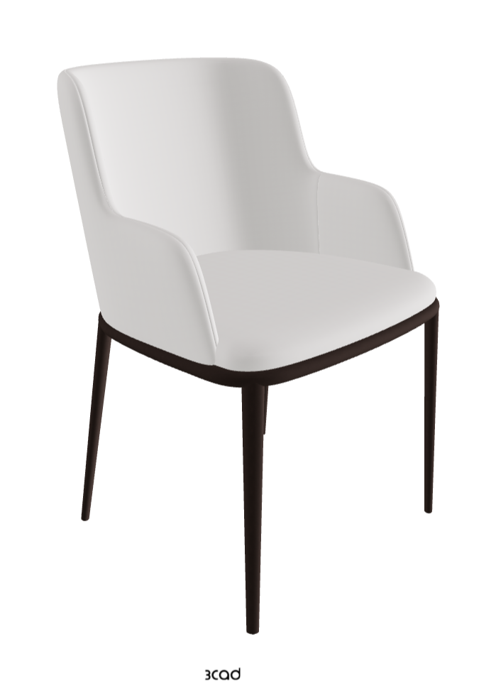 Magda ML Dining Armchair_Bronze Embossed_Soft Leather_Canova