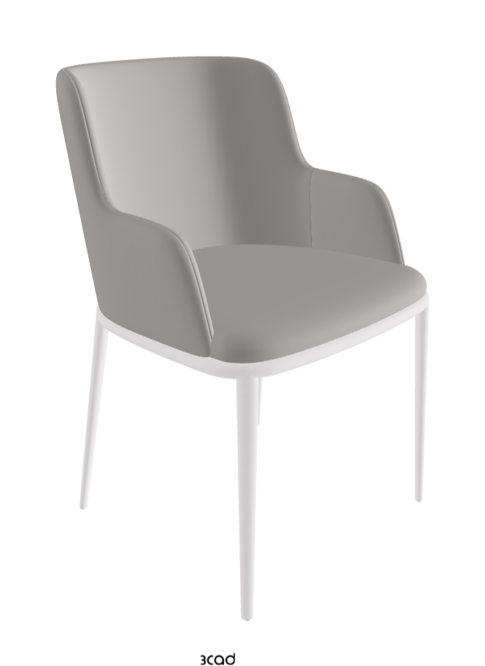 Magda ML Dining Armchair_Pearl Embossed_Soft Leather_Nardo