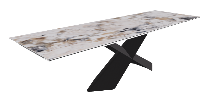 Cattelan Italia Tyron Keramik Drive Rectangular Extendible Dining Table – 182→258x90x74h