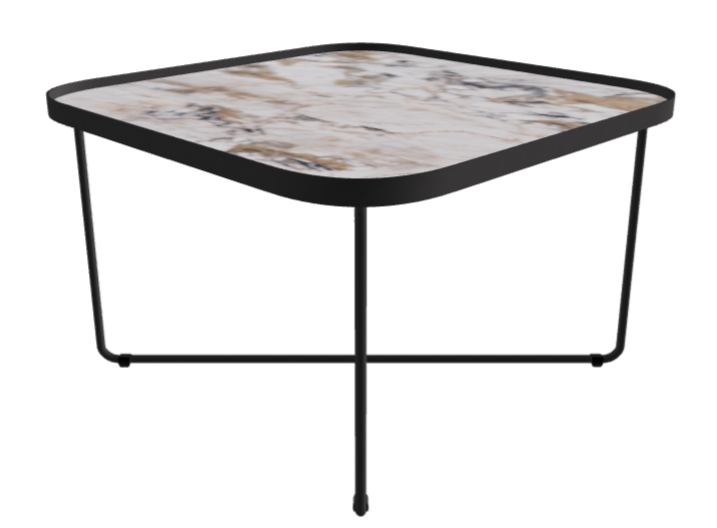 Cattelan Italia Benny Keramik Coffee Table ◻60x60x38h