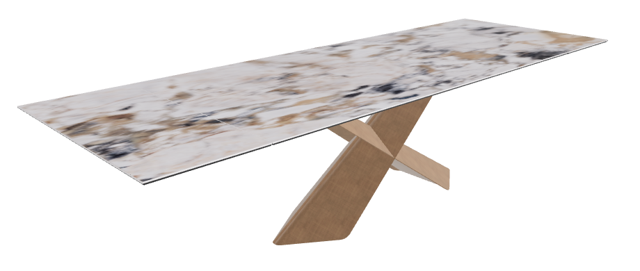 Cattelan Italia Tyron Keramik Drive Rectangular Extendible Dining Table – 200→294x106x74h