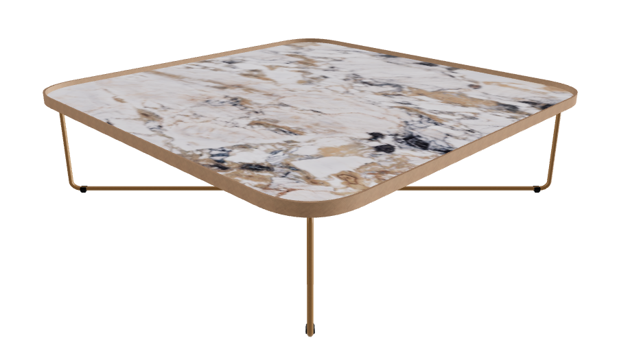 Cattelan Italia Benny Keramik Coffee Table ◻99x99x28h