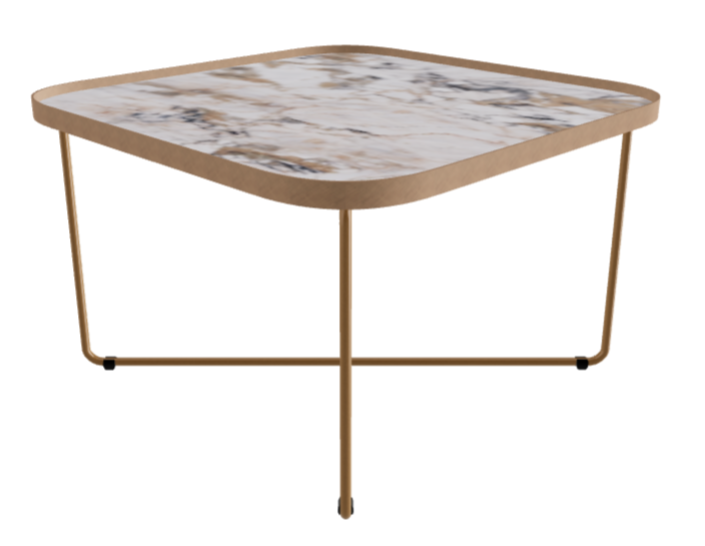 Cattelan Italia Benny Keramik Coffee Table ◻60x60x38h