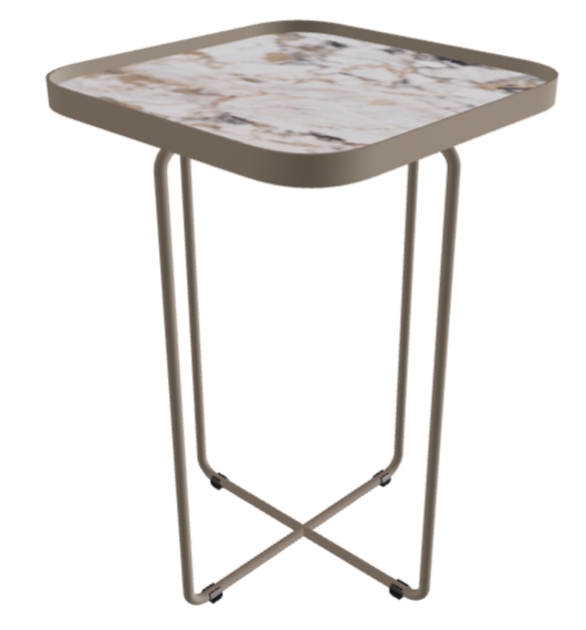 Cattelan Italia Benny Keramik Coffee Table ◻36x36x53h