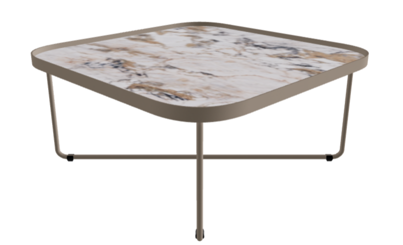Cattelan Italia Benny Keramik Coffee Table ◻60x60x28h