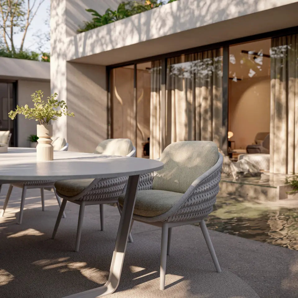 Manutti Air Dining Table 320 × 118 × 73h cm