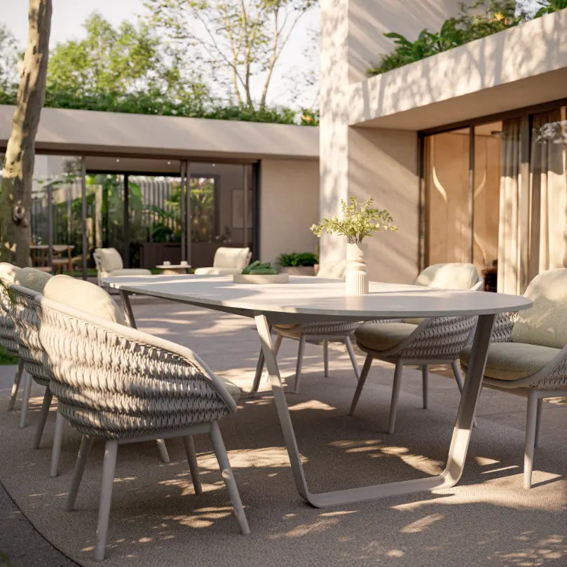 Manutti Air Dining Table 320 × 118 × 73h cm