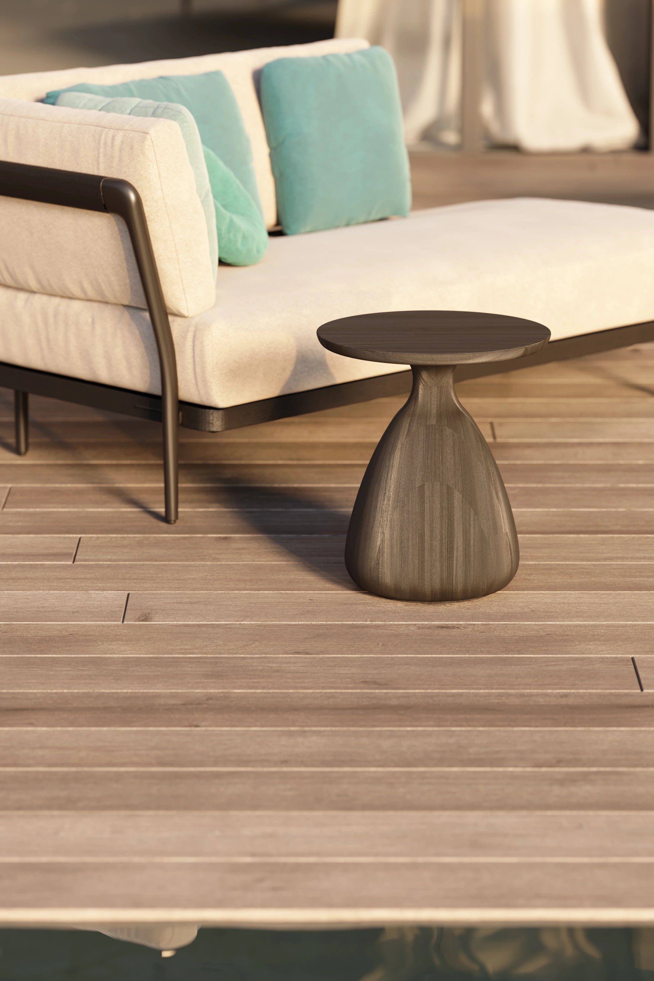 Manutti Tsuki Side Table Ø35 × 39h