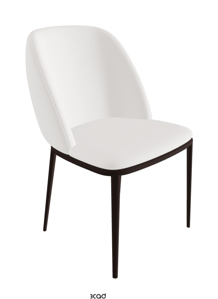 Mariel ML Dining Chair_Bronze Embossed_Soft Leather_Palladio